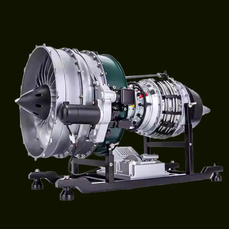 Twin-Spool Aircraft Turbofan Engine Kit – 1/10 DIY All-Metal Model