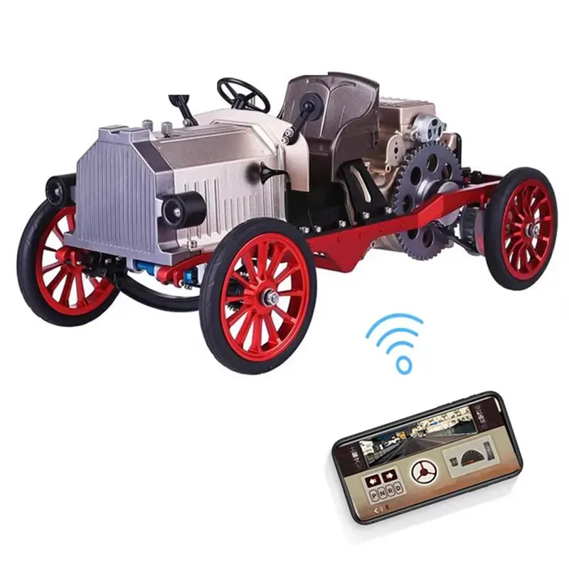 Vintage Car Model Kit DM227-App Controlled Metal Build