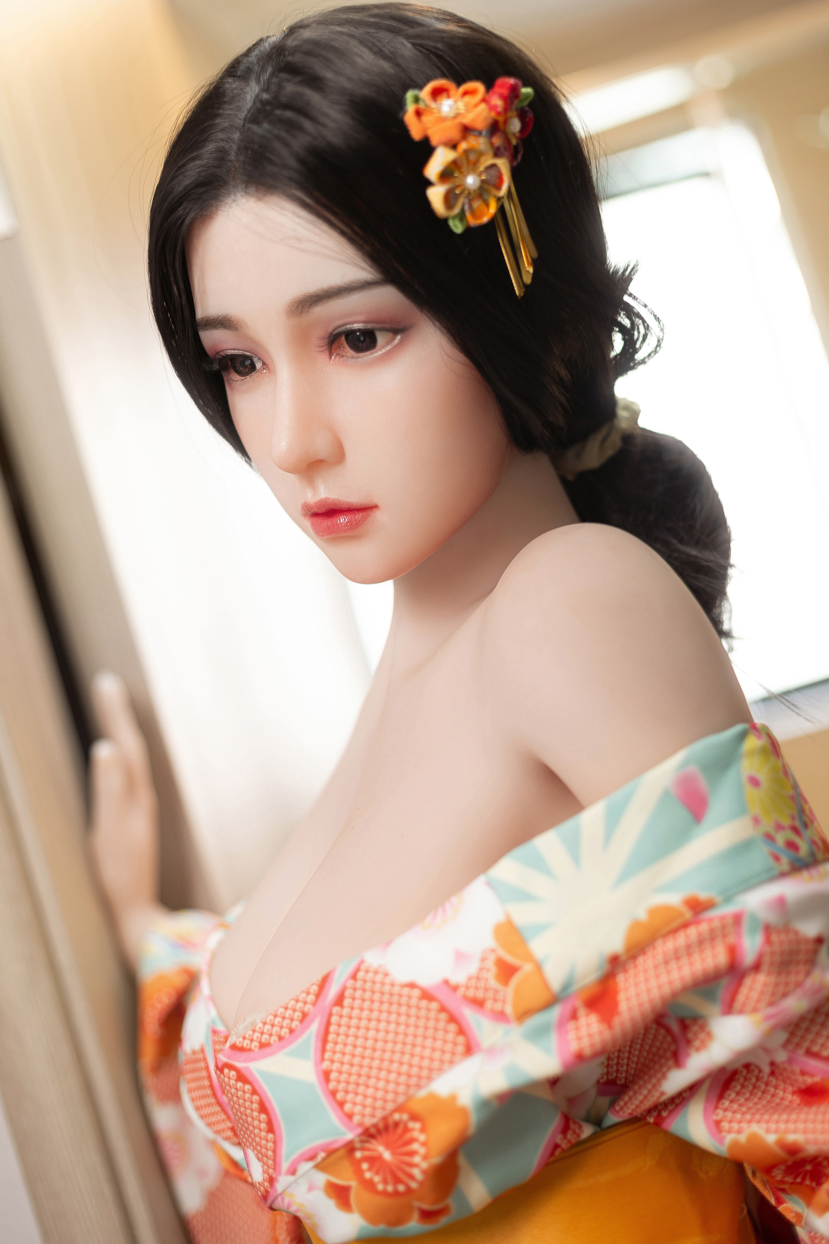 AIBEI | Jill- 5ft2/158cm Medium Breast Silicone Head+TPE Body Sex Doll