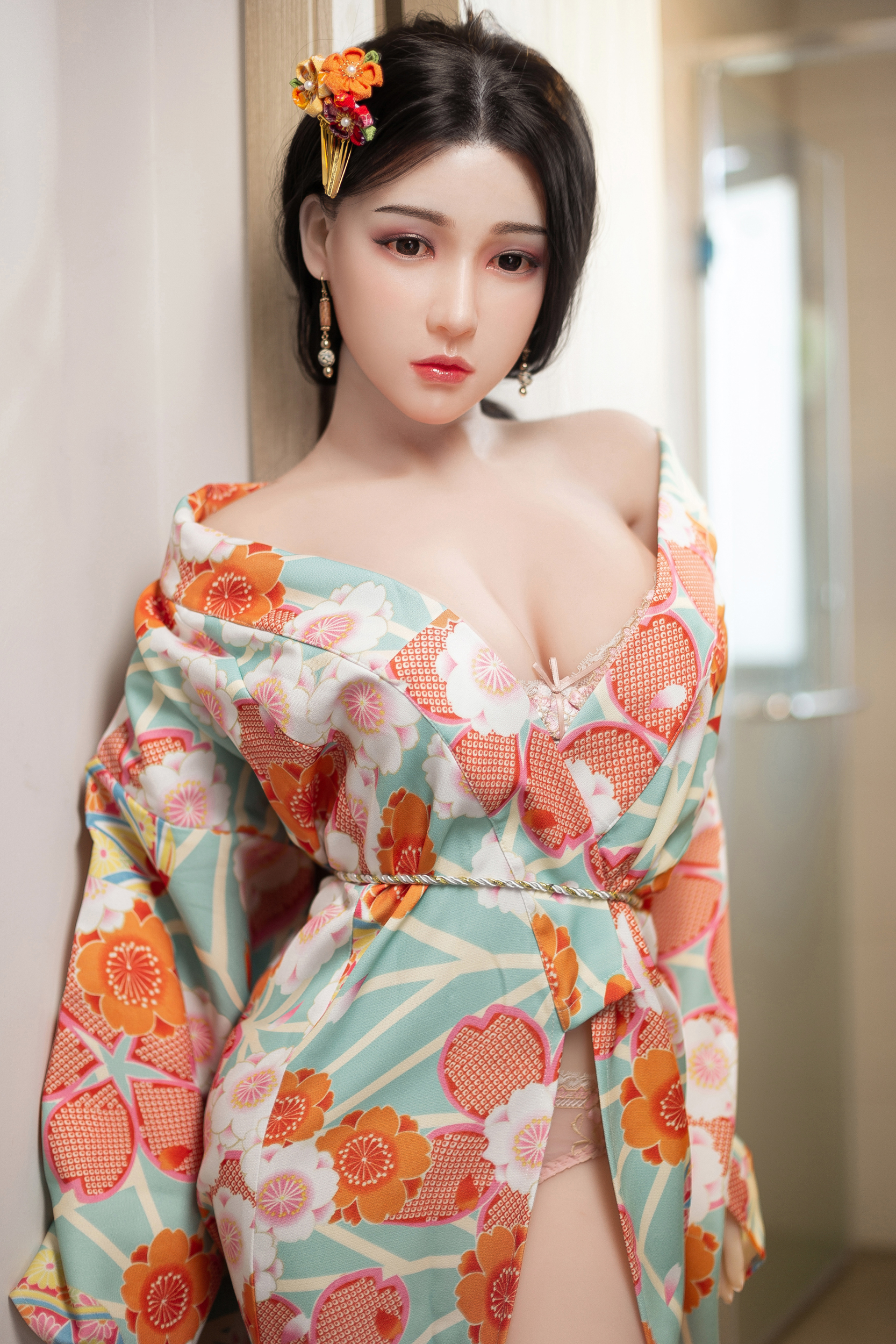 AIBEI | Jill- 5ft2/158cm Medium Breast Silicone Head+TPE Body Sex Doll