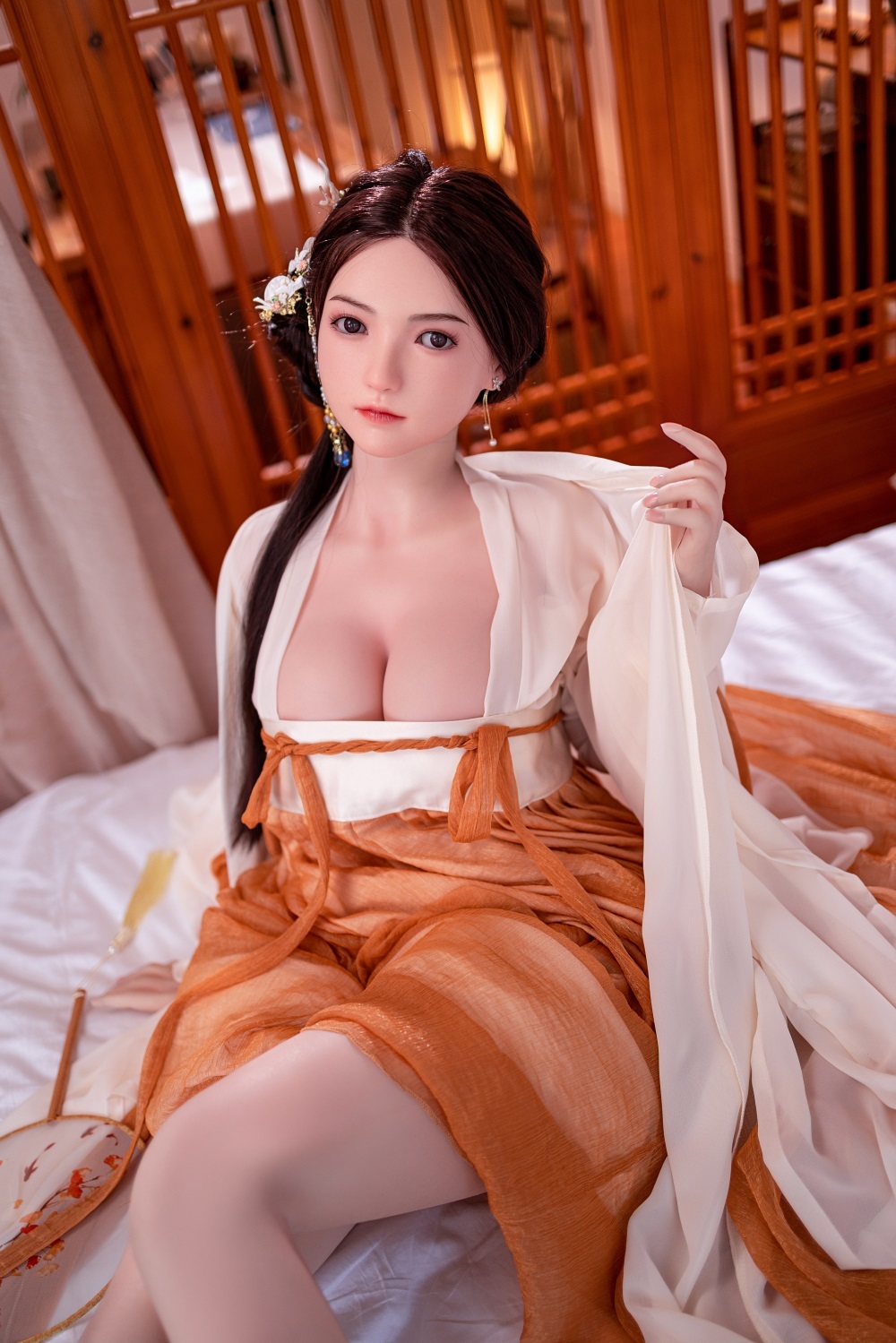 UMDOLL | Orchid - 5Ft4(163cm) Chinese Cassical Style Realistic Sex Doll (Silicone Doll)-First Love Doll