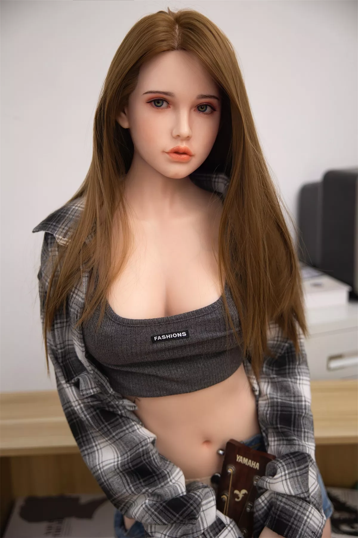 Clover - Big Boobs Sexy Realistic Silicone Sex Doll With Blonde Hair (5 Sizes)-First Love Doll