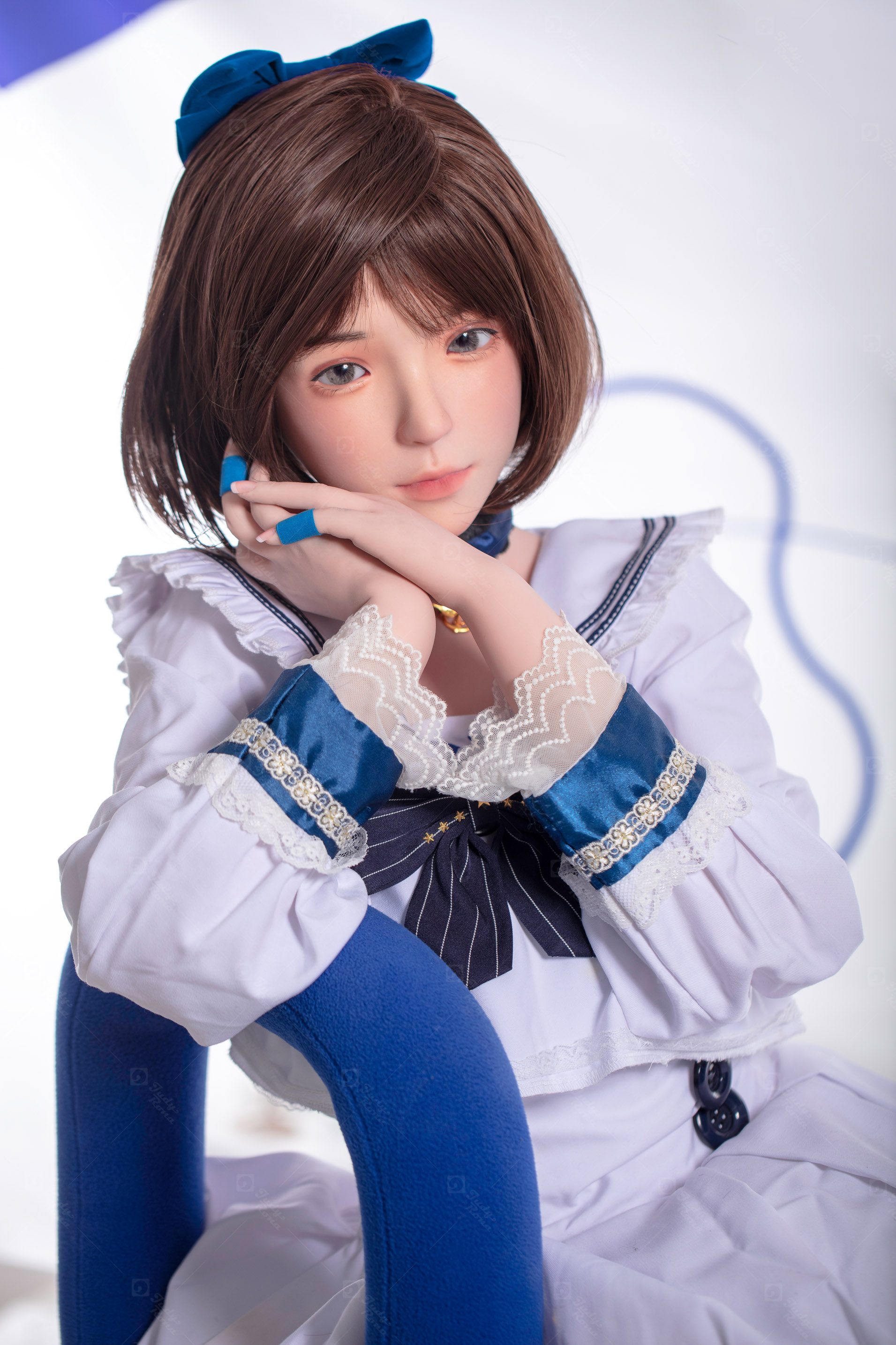 JR | Emi - 4Ft 10(148cm) Listen Conch Girl Silicone Sex Doll 