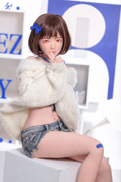 JR | Yumi - 4Ft 10(148cm) Japanese Sweater Girl Silicone Sex Doll 