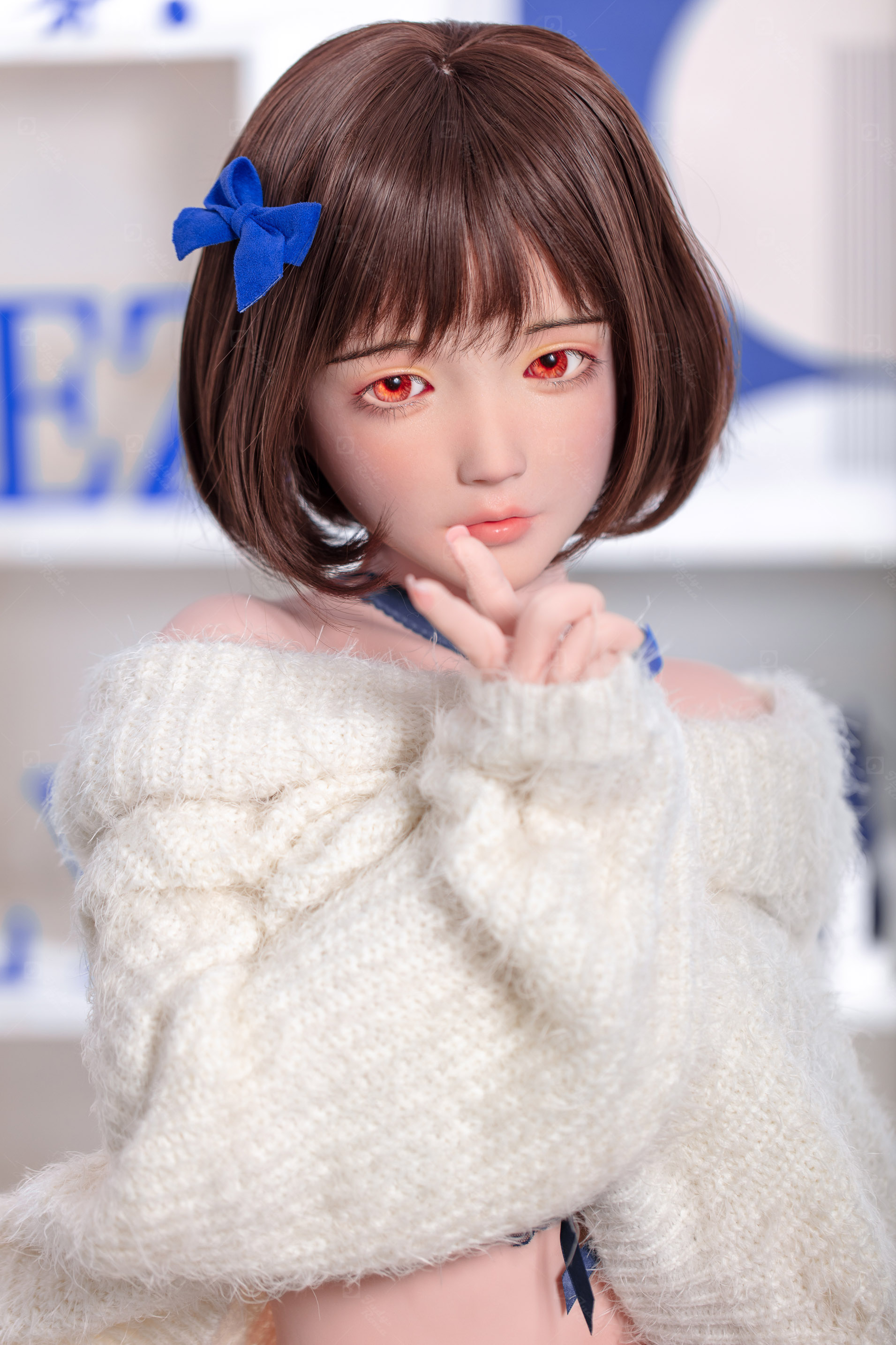JR | Yumi - 4Ft 10(148cm) Japanese Sweater Girl Silicone Sex Doll 
