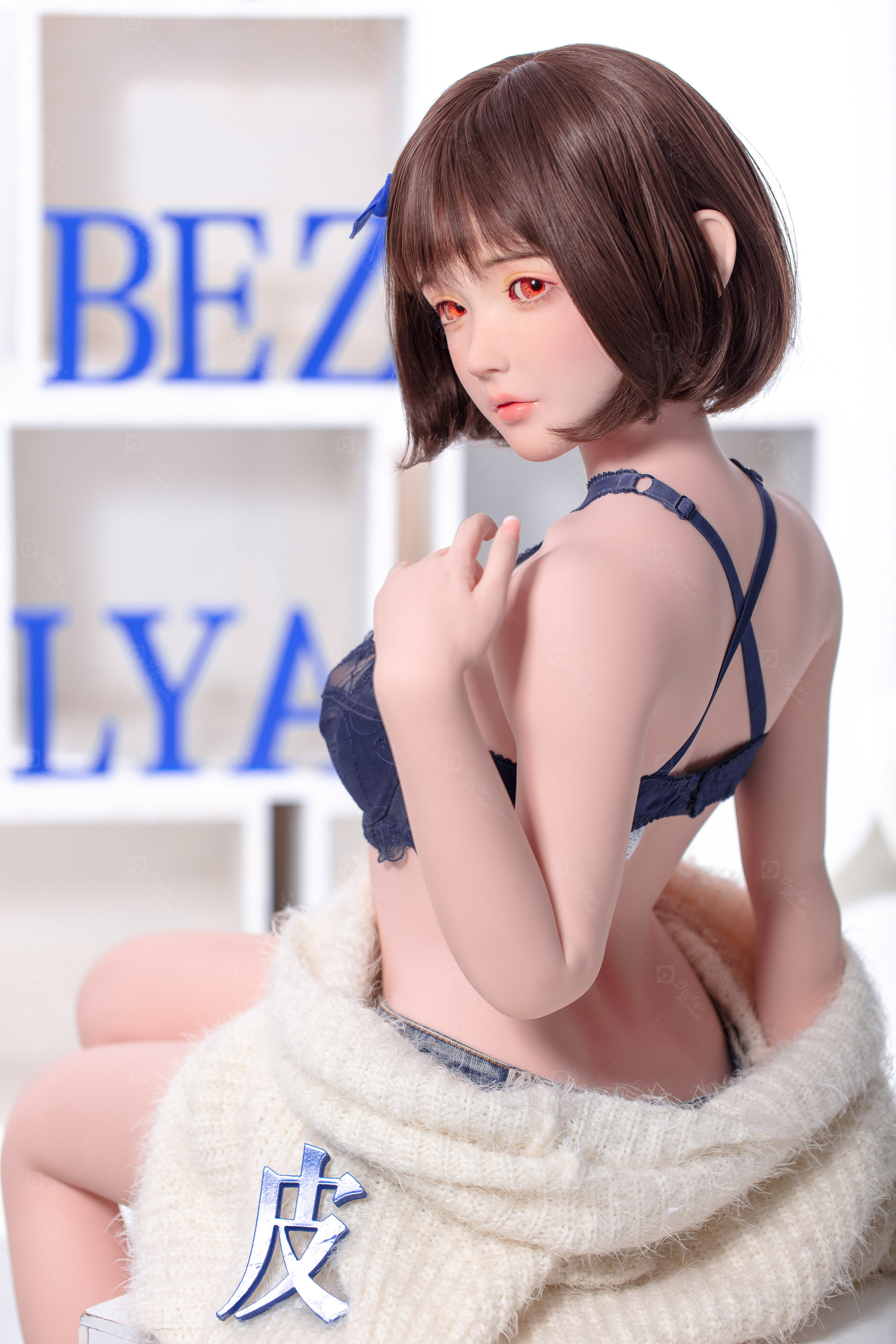 JR | Yumi - 4Ft 10(148cm) Japanese Sweater Girl Silicone Sex Doll 