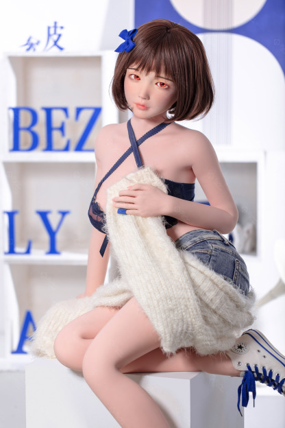 JR | Yumi - 4Ft 10(148cm) Japanese Sweater Girl Silicone Sex Doll 