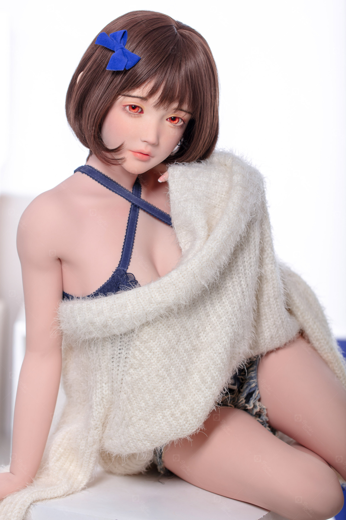 JR | Yumi - 4Ft 10(148cm) Japanese Sweater Girl Silicone Sex Doll 