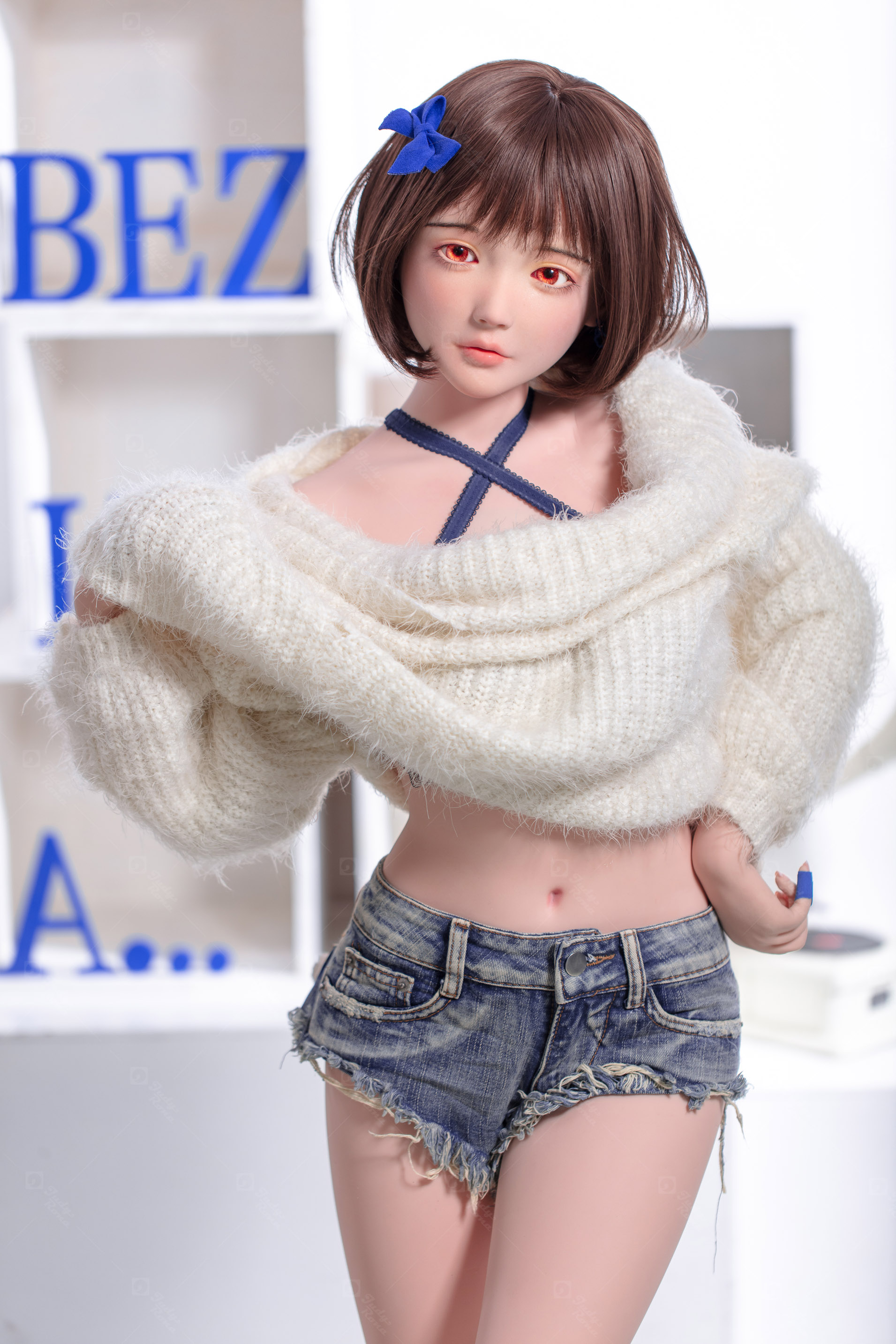 JR | Yumi - 4Ft 10(148cm) Japanese Sweater Girl Silicone Sex Doll 