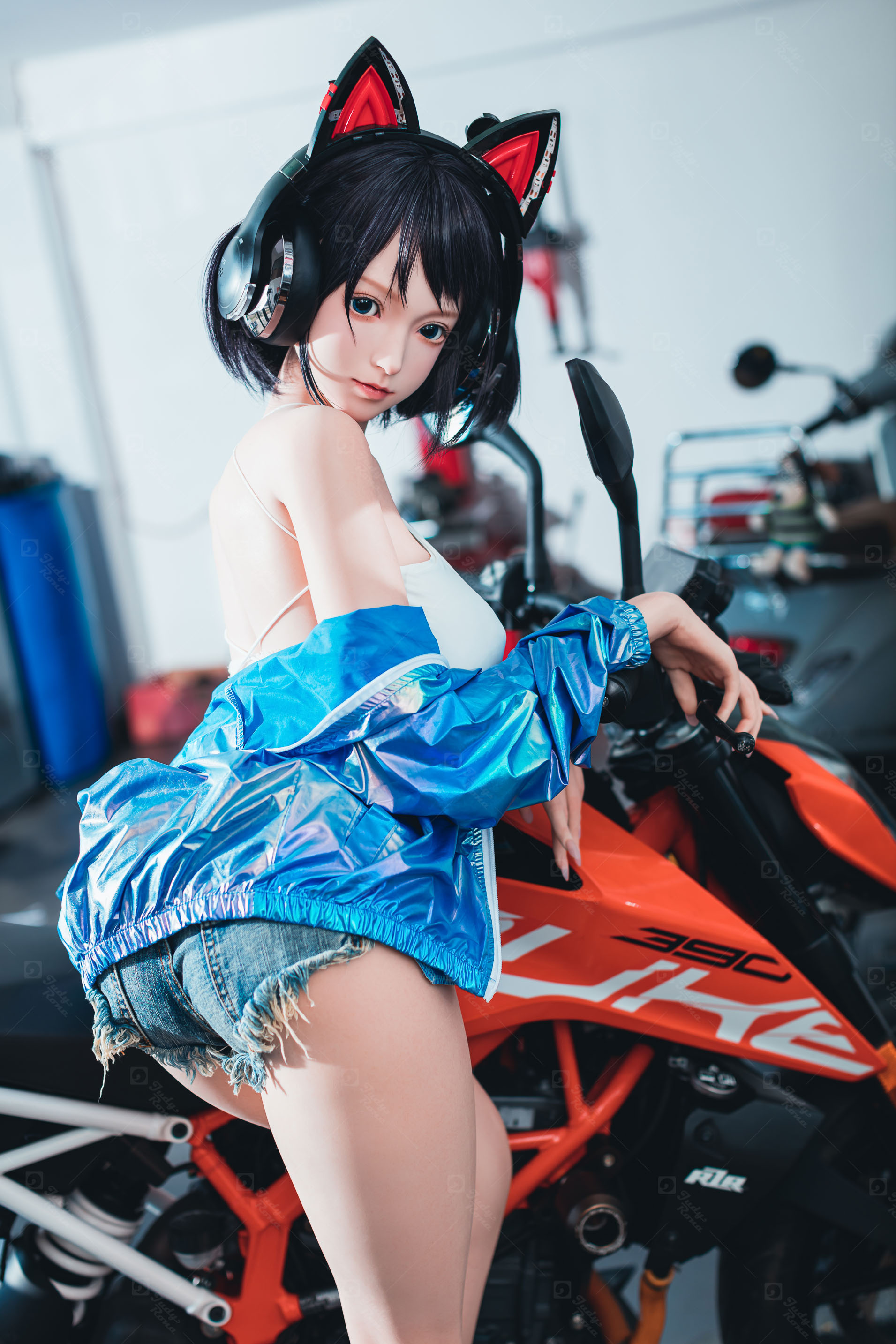 JR | Kira - 5Ft 2(158cm) Japanese Motorcycle Girl Silicone Sex Doll 