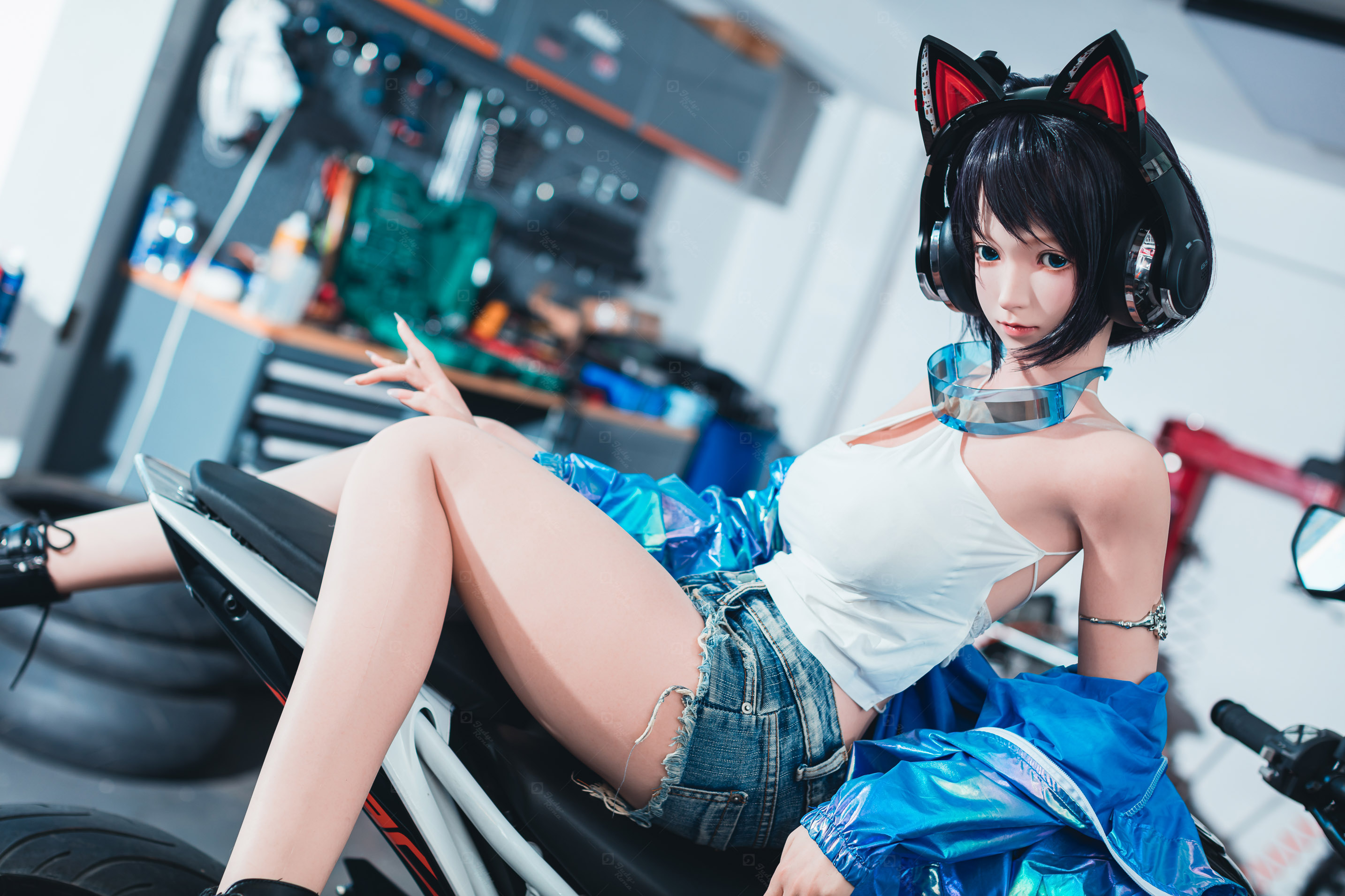 JR | Kira - 5Ft 2(158cm) Japanese Motorcycle Girl Silicone Sex Doll 