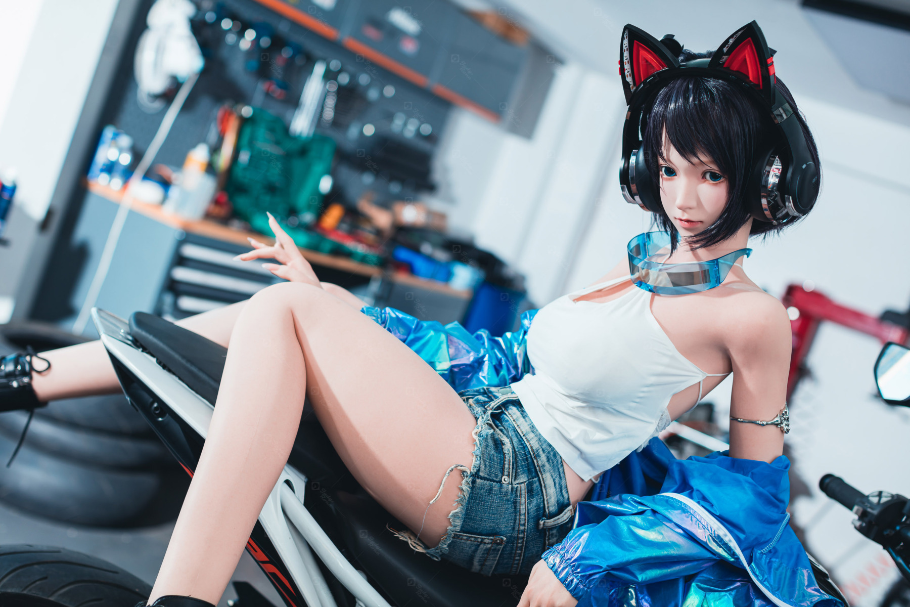 JR | Kira - 5Ft 2(158cm) Japanese Motorcycle Girl Silicone Sex Doll 