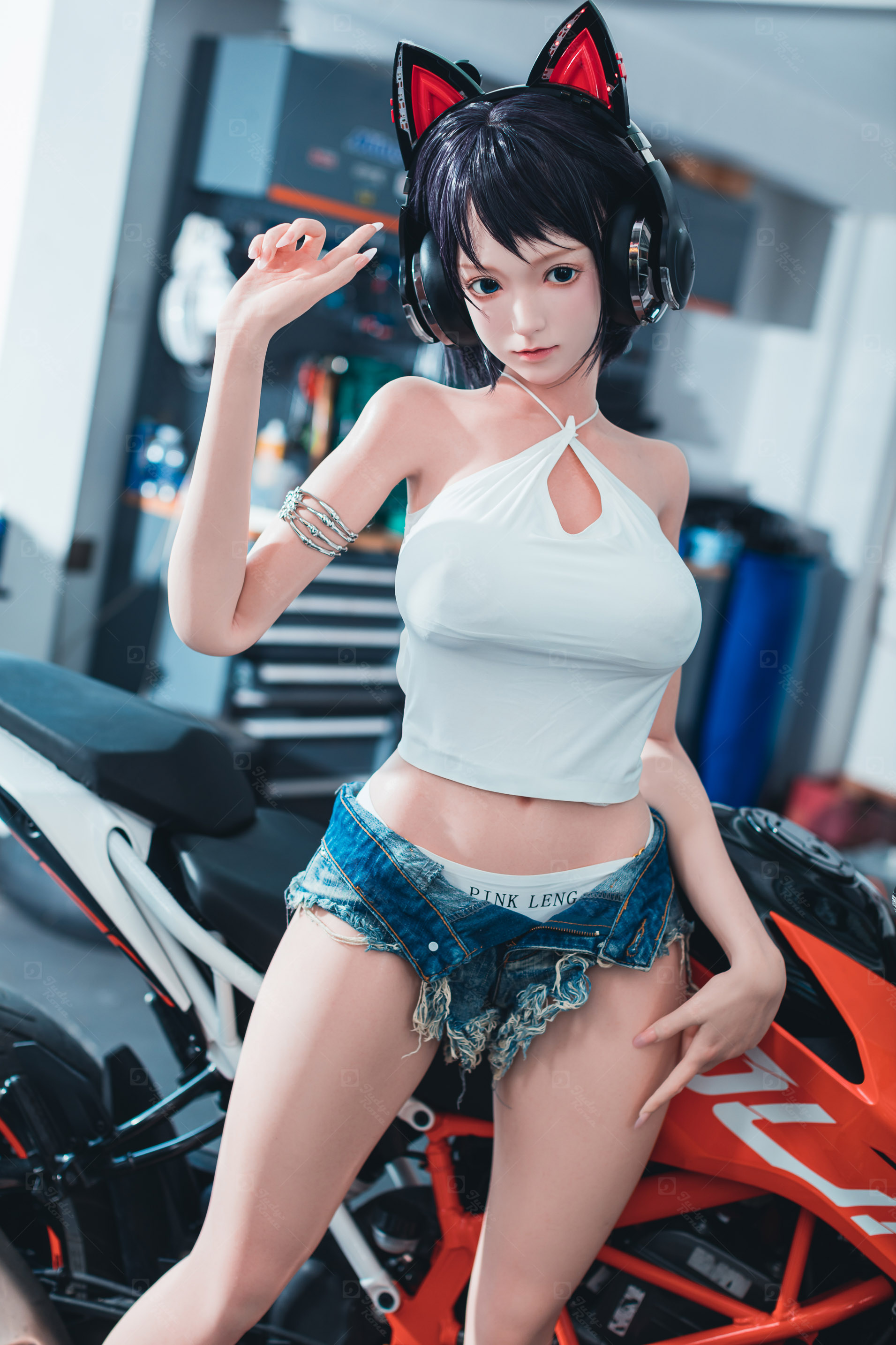JR | Kira - 5Ft 2(158cm) Japanese Motorcycle Girl Silicone Sex Doll 