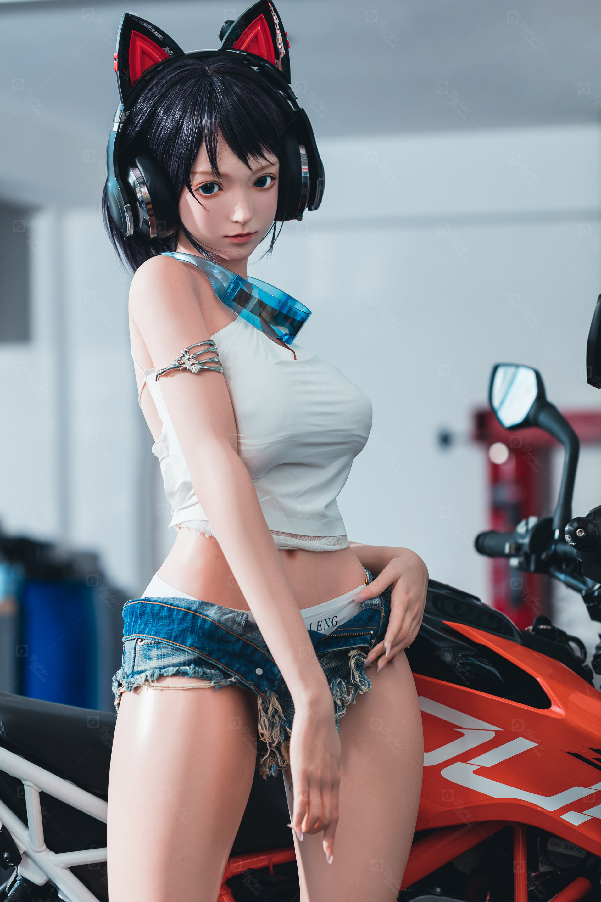 JR | Kira - 5Ft 2(158cm) Japanese Motorcycle Girl Silicone Sex Doll 