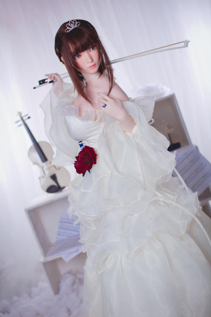 JR | Yuki - 4Ft 10(148cm) Wedding Dress Girl Silicone Sex Doll 