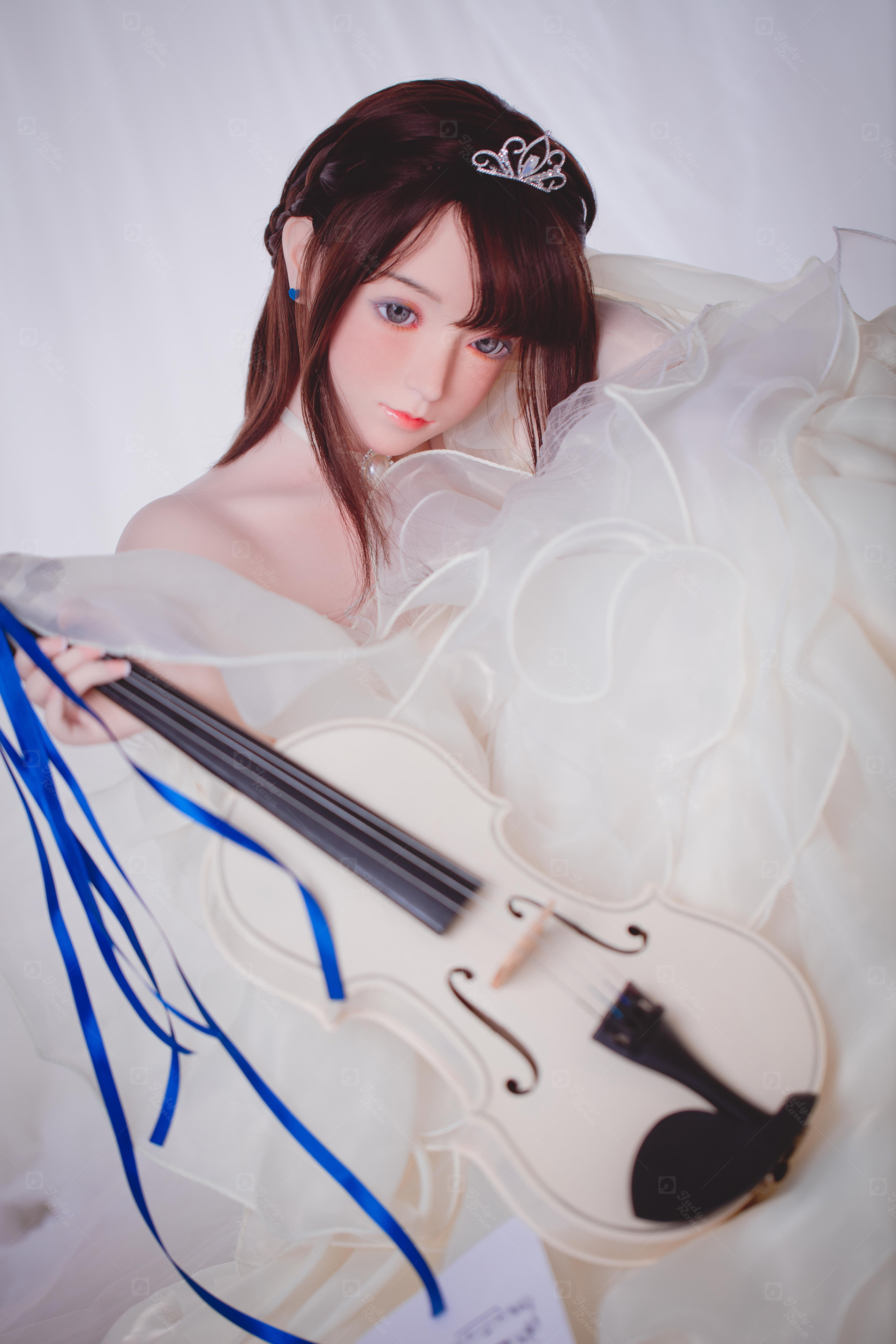 JR | Yuki - 4Ft 10(148cm) Wedding Dress Girl Silicone Sex Doll 