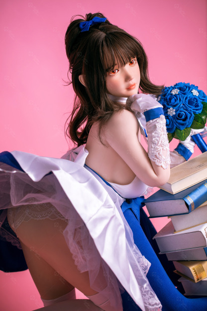 JR | Aria - 4Ft 10(148cm) Japanese Floral Skirt Silicone Sex Doll 