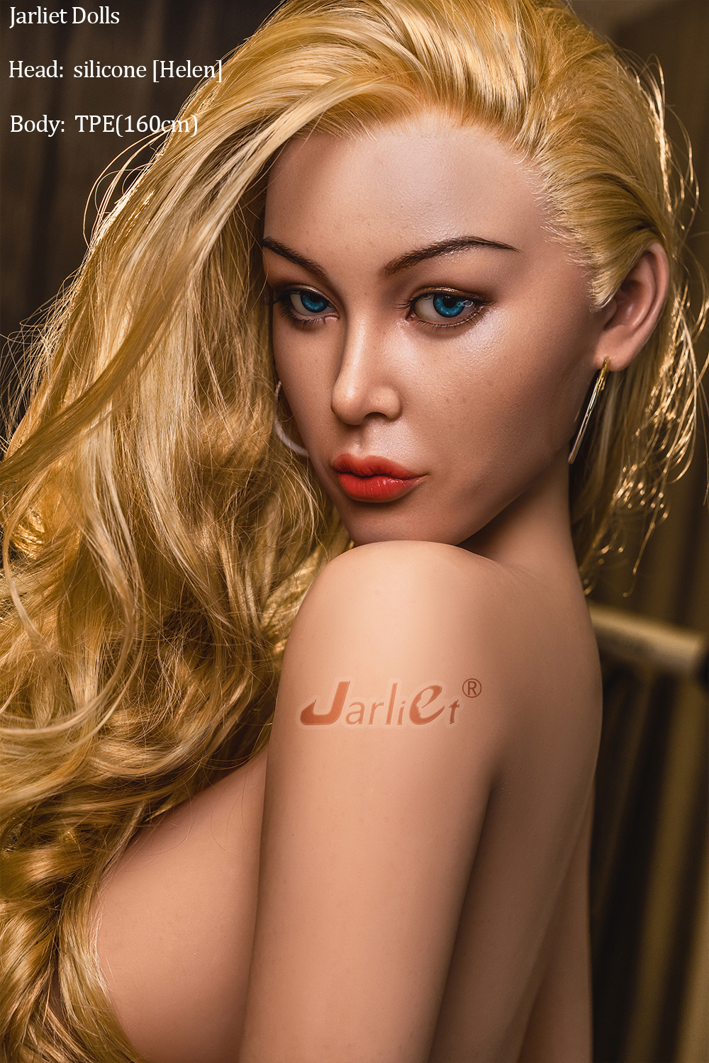 Jarliet | Helen -5ft 2/160cm Light Tan Silicone Head Sex Doll