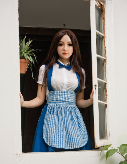 AIBEI |  Cherry- 4ft10 /148cm Small Breast Silicone Head+TPE Body Sex Doll