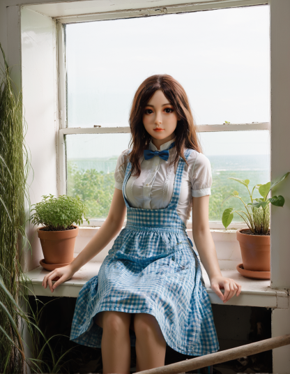 AIBEI |  Cherry- 4ft10 /148cm Small Breast Silicone Head+TPE Body Sex Doll