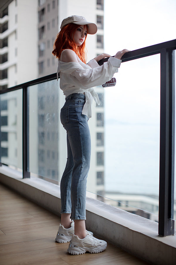 Bobby - 148cm/4Ft10 C cup Beautiful Lifelike Full Silicone Head Sex Doll-First Love Doll