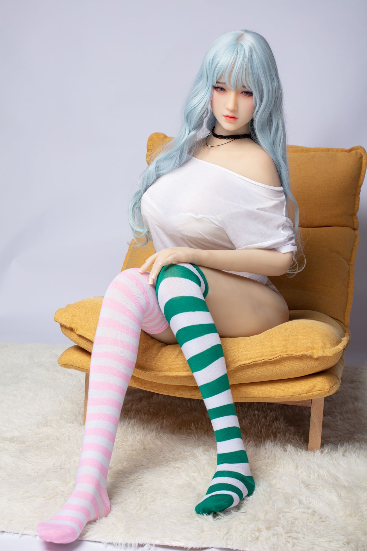 Blue- 5ft 3/160cm D-cup TPE Sex Doll (In Stock US)