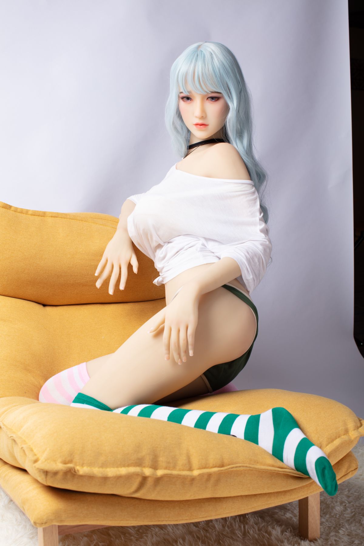 Blue- 5ft 3/160cm D-cup TPE Sex Doll (In Stock US)
