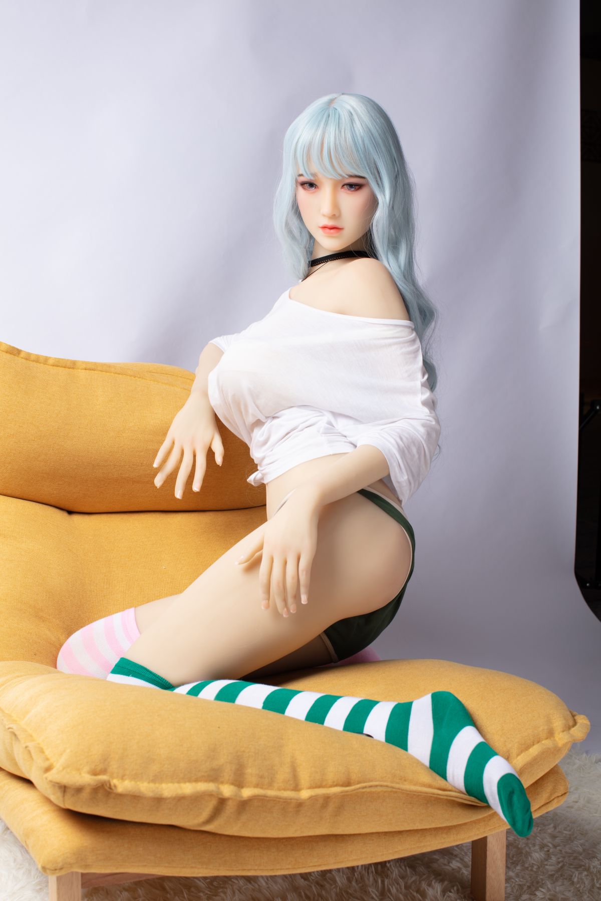 Blue- 5ft 3/160cm D-cup TPE Sex Doll (In Stock US)