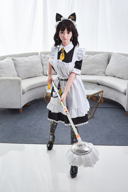 JR | Yui - 4Ft 10(148cm) Japanese Maid Silicone Sex Doll 