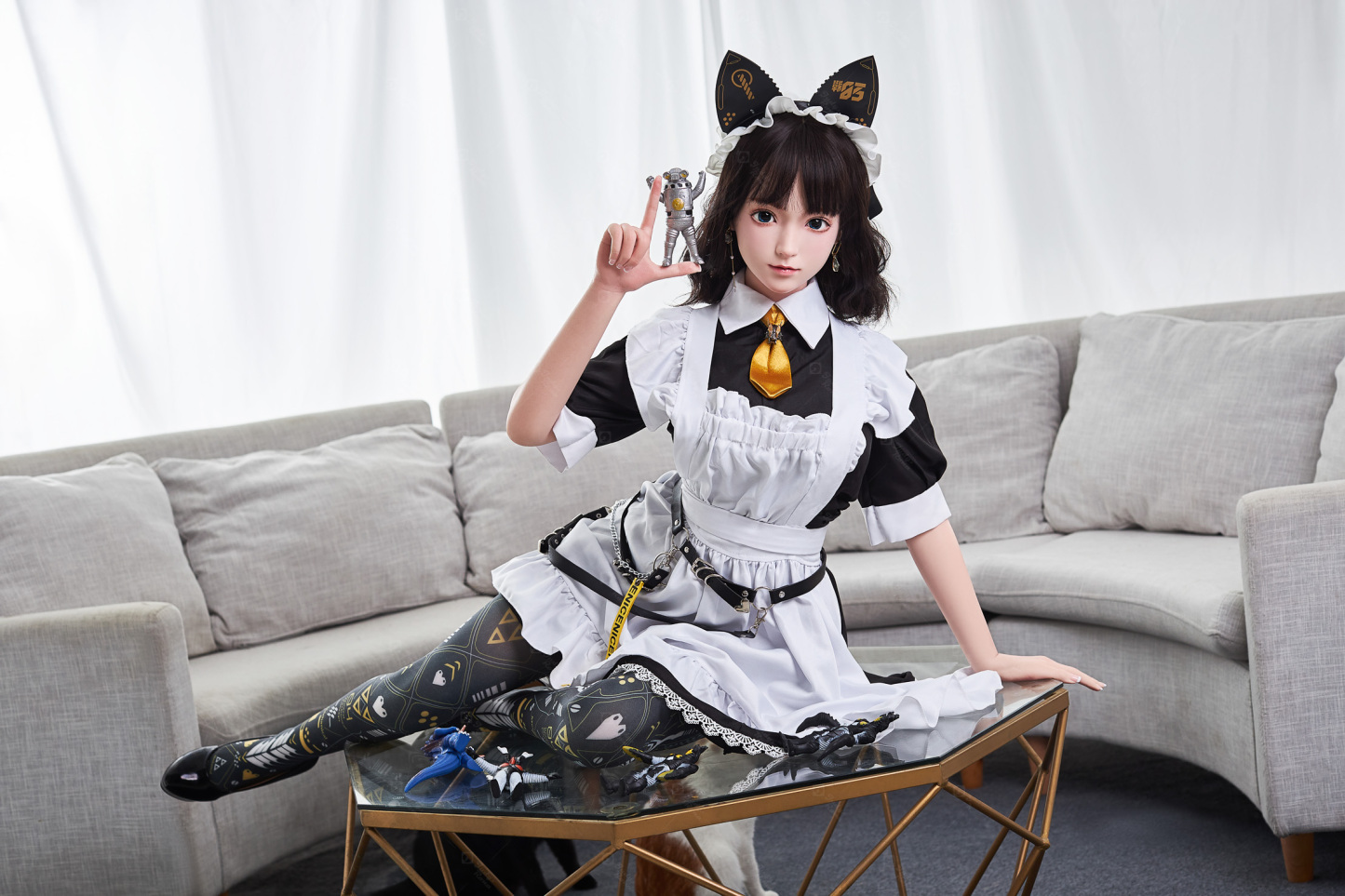 JR | Yui - 4Ft 10(148cm) Japanese Maid Silicone Sex Doll 