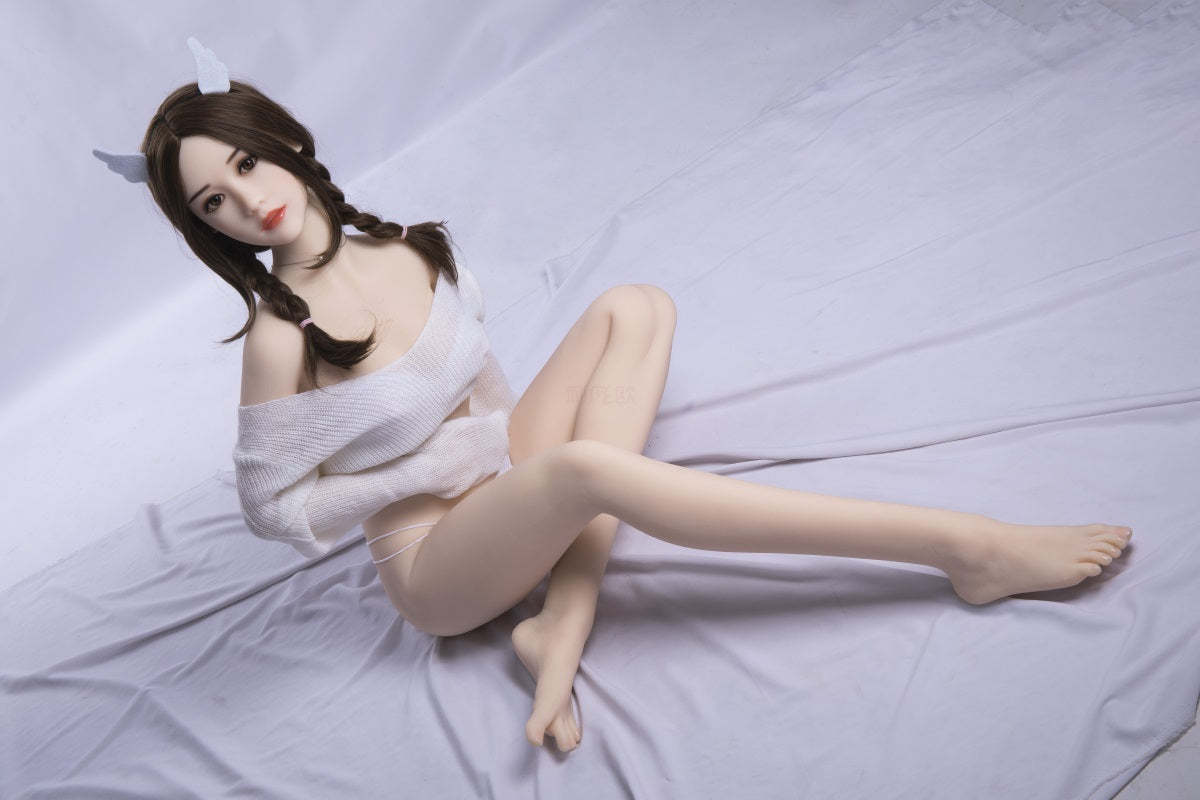 Cloud - 4ft 7(140cm) Ultra Realistic Sex Doll With Blonde Twist Braids (In Stock US)-First Love Doll