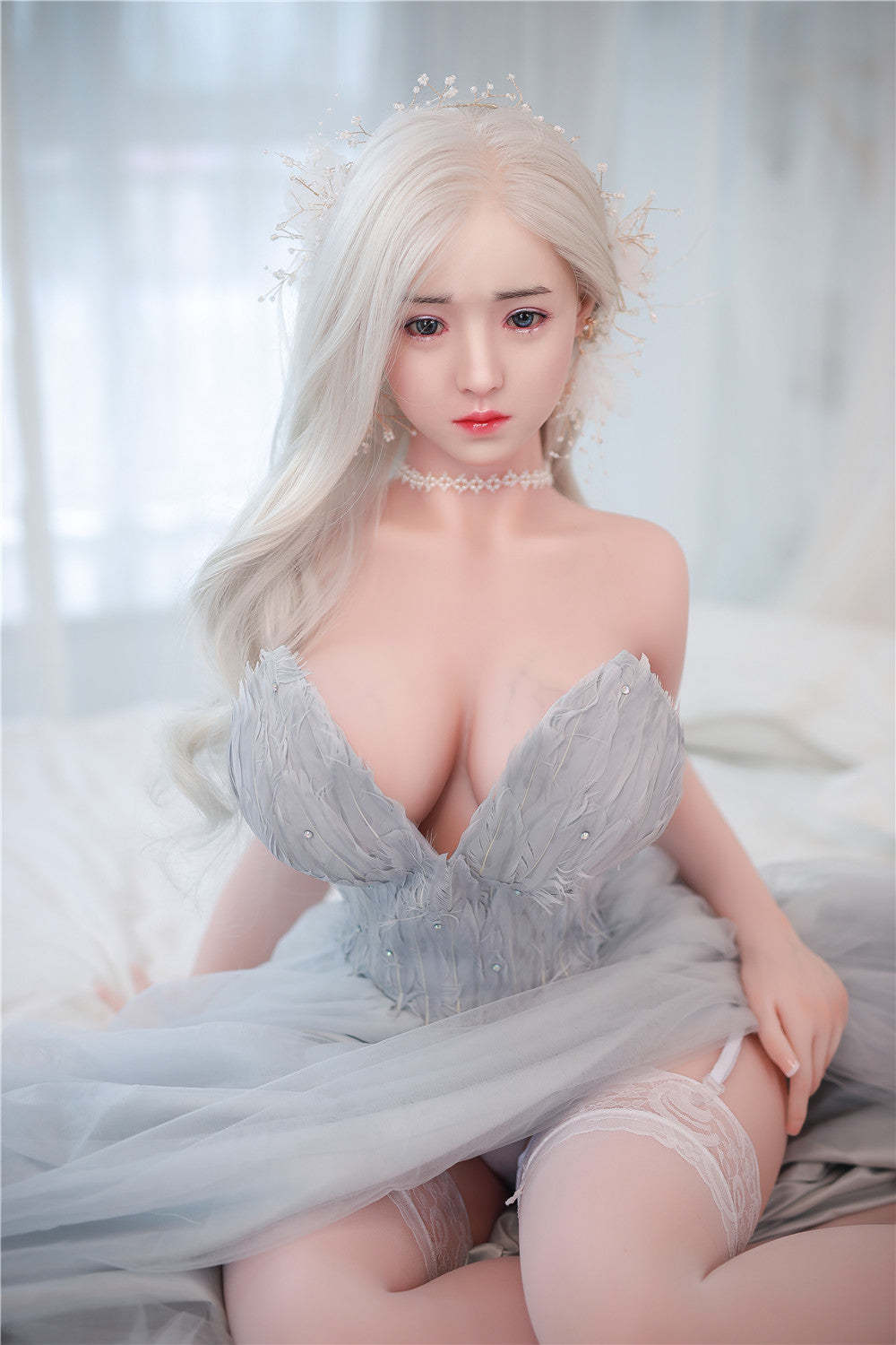 JY | JingYa-5ft 2/157cm Silicone Head Big Breasts Sex Doll