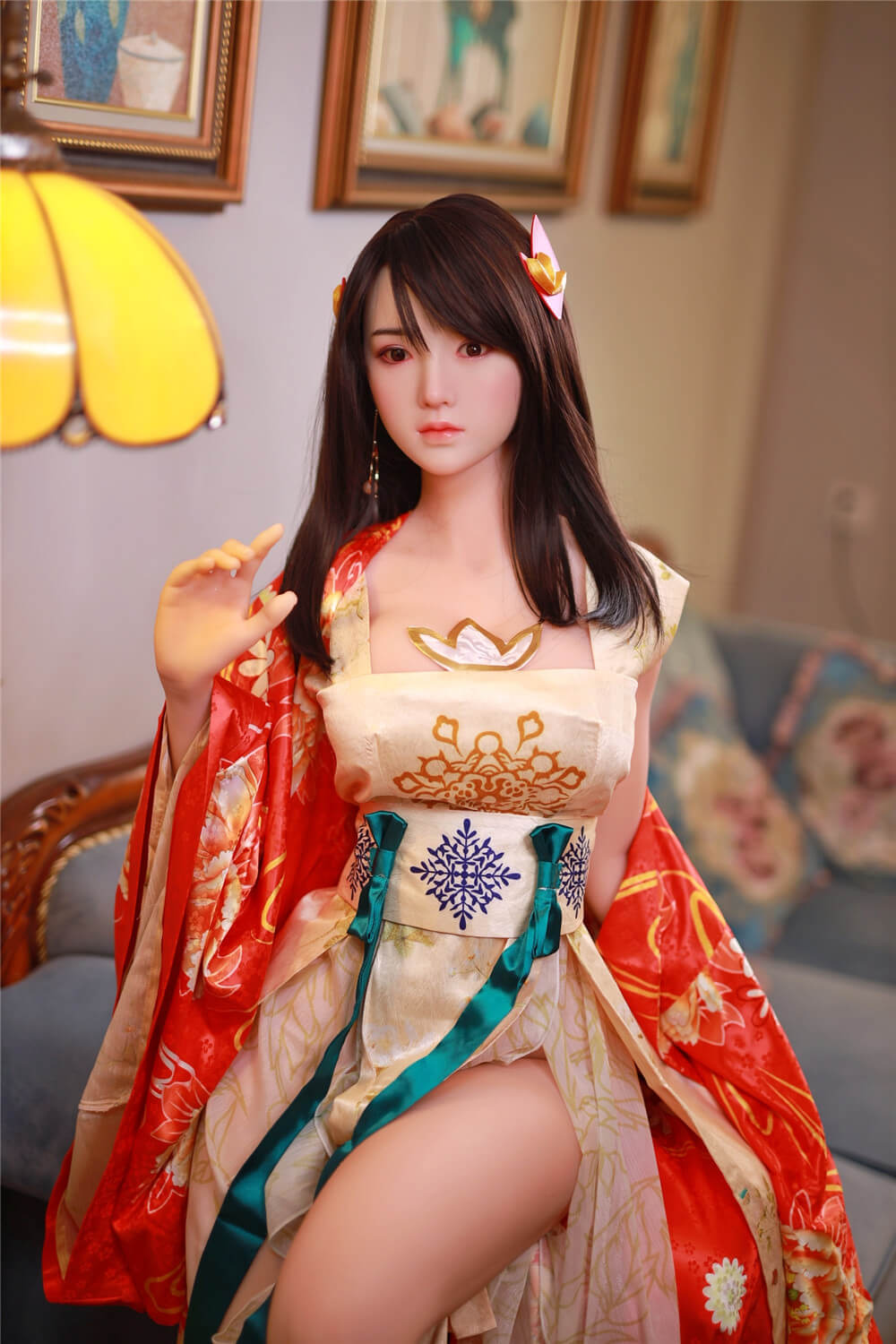 JY | JingJing-5ft 3/161cm Silicone Head Big Breasts Sex Doll