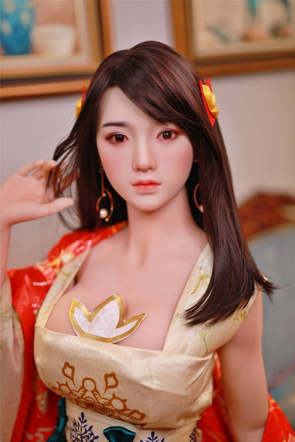 JY | JingJing-5ft 3/161cm Silicone Head Big Breasts Sex Doll