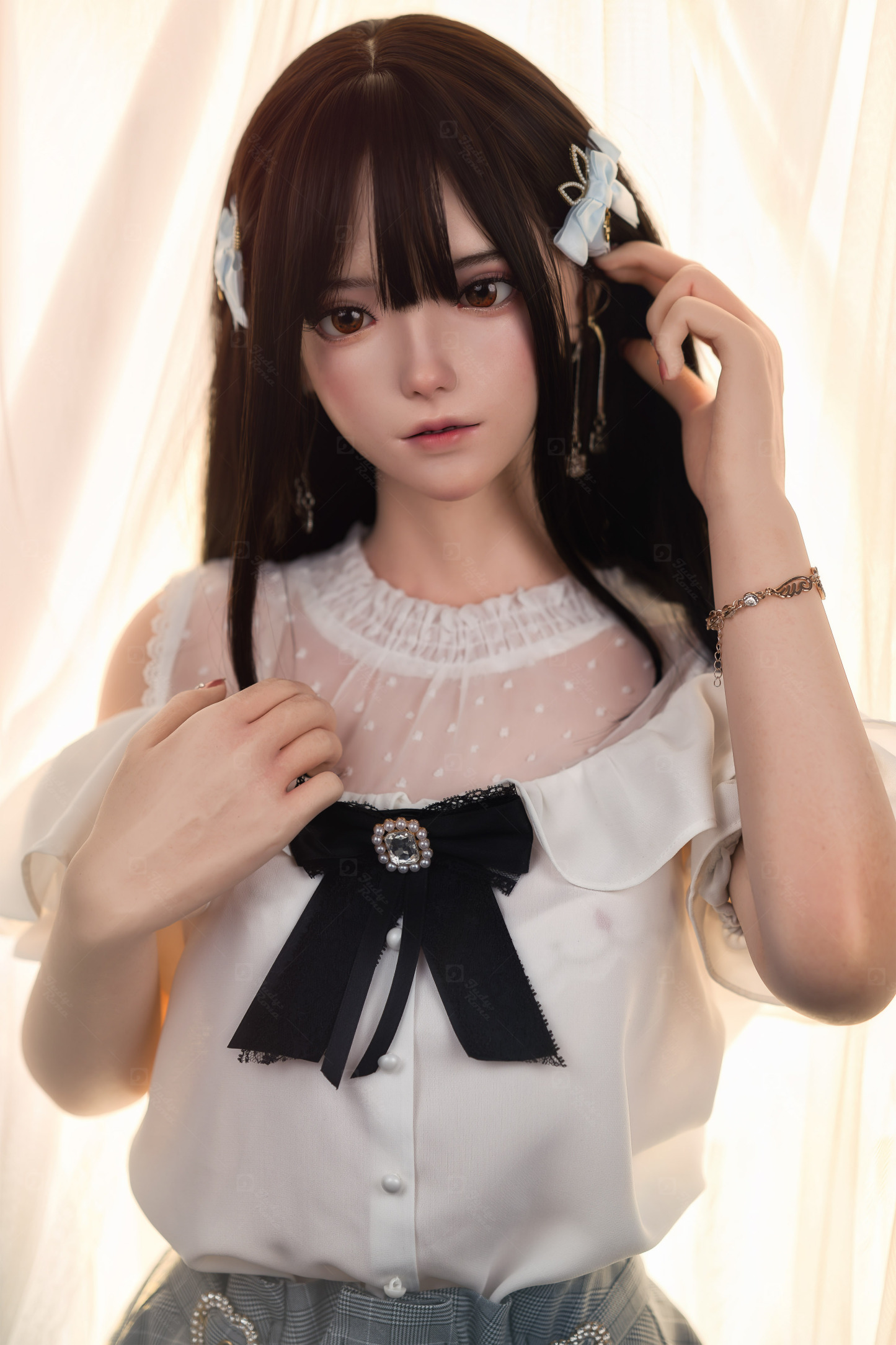 JR | Kaori - 4Ft 11(150cm) Japanese JK skirt Silicone Sex Doll 