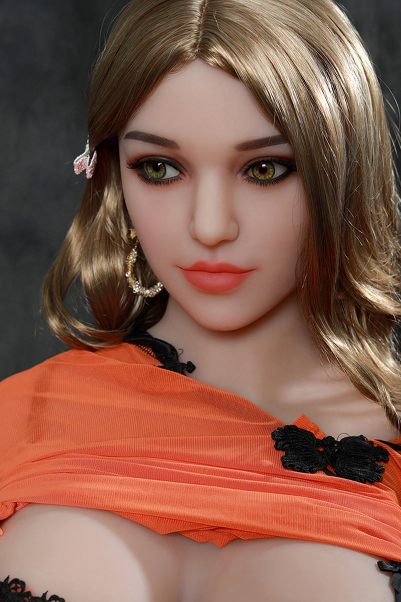 Luella - 165cm (5ft6) Sweet Life-Like Sex Doll With Long Blonde Curly Hair-First Love Doll
