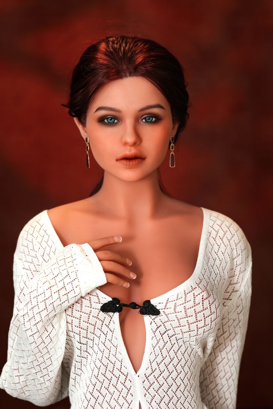 Orange In丨Susie-5ft 5/166cm Movable Jaw Silicone Sex Doll