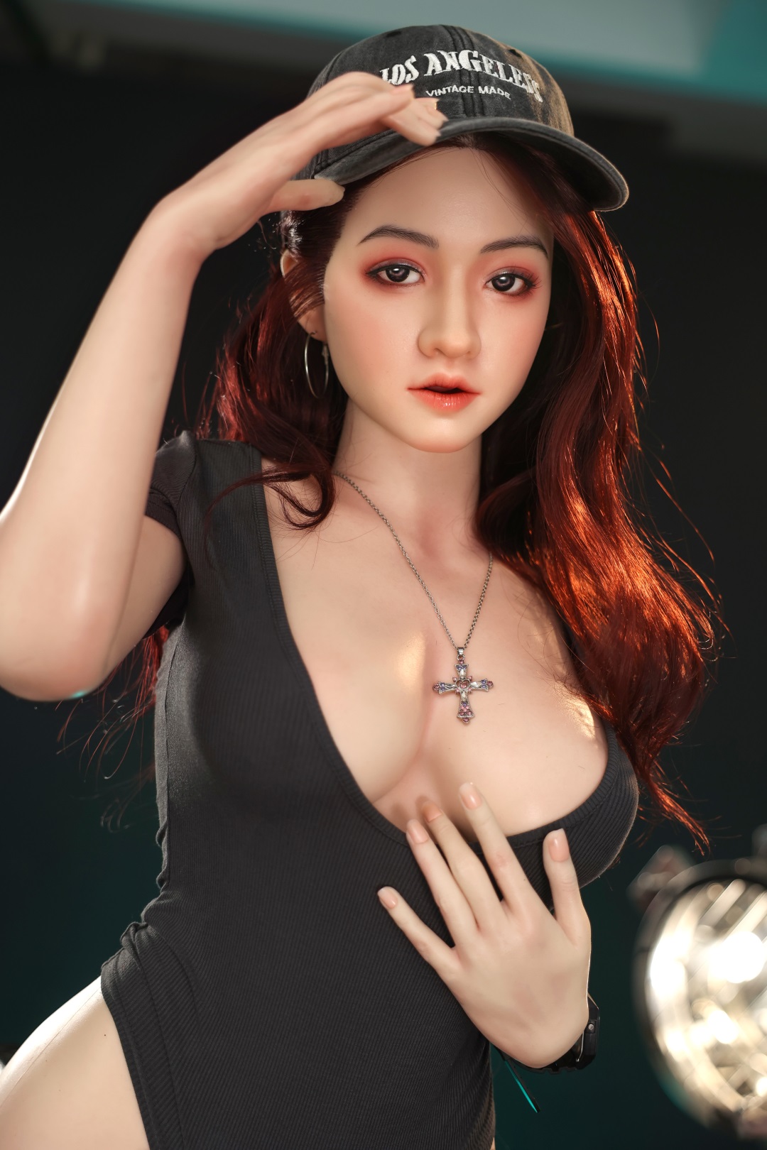 Orange In丨Sally-5ft 5/165cm Movable Jaw Silicone Sex Doll