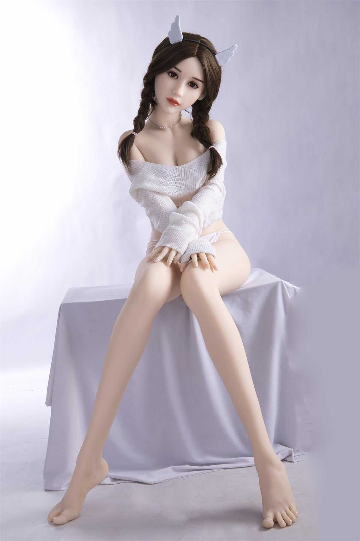 Cloud - 4ft 7(140cm) Ultra Realistic Sex Doll With Blonde Twist Braids-First Love Doll