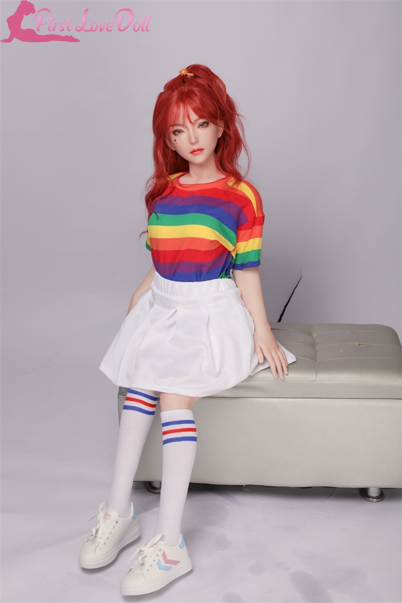 Poppy- 4ft 3/130cm A Cup Mini Silicone Sex Doll-First Love Doll