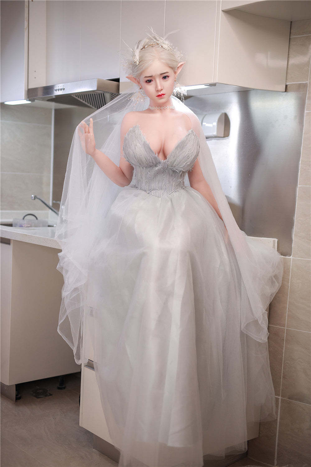 JY | JingYa-5ft 2/157cm Silicone Head Big Breasts Sex Doll