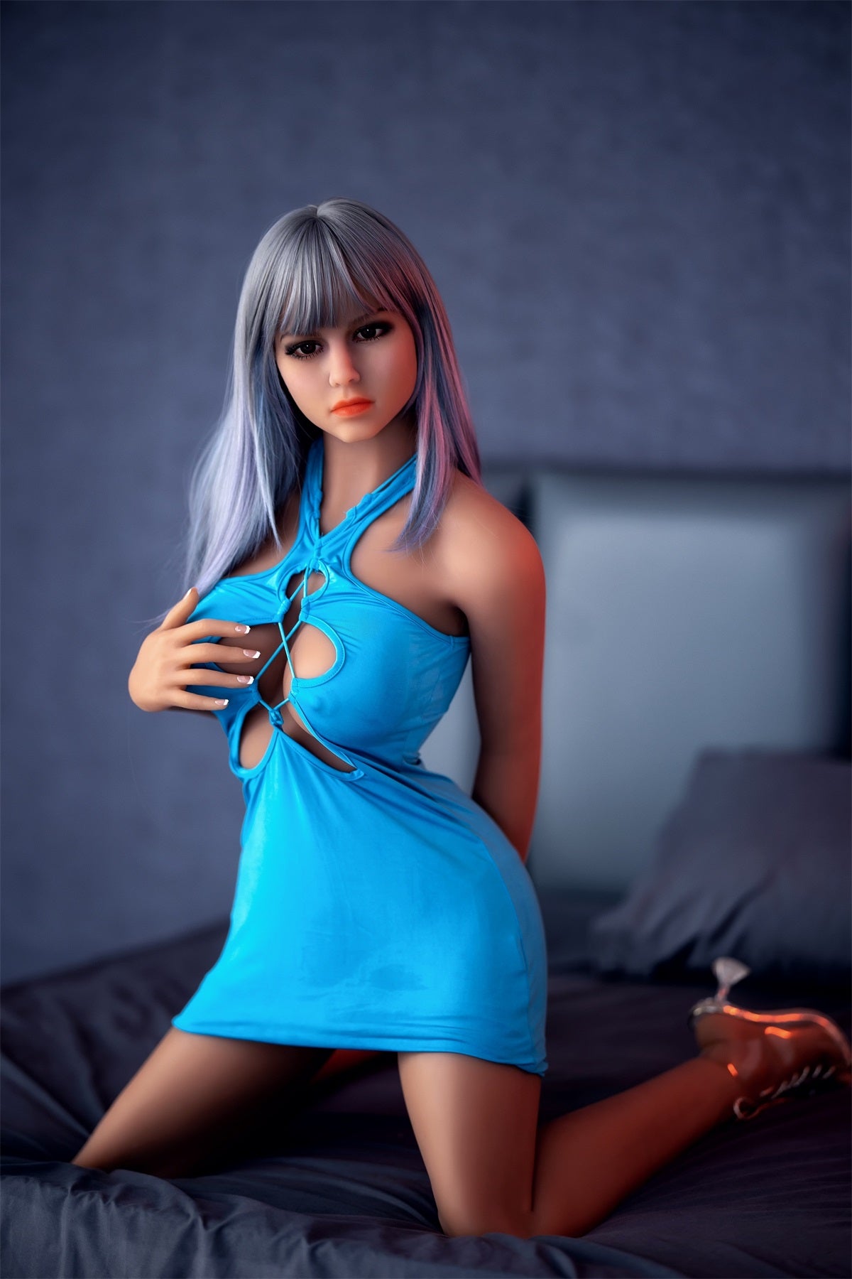 Heloise - 5ft 2(158cm) Gorgeous Ultra Realistic TPE Sex Doll With Long Straight Hair (In Stock US)-First Love Doll