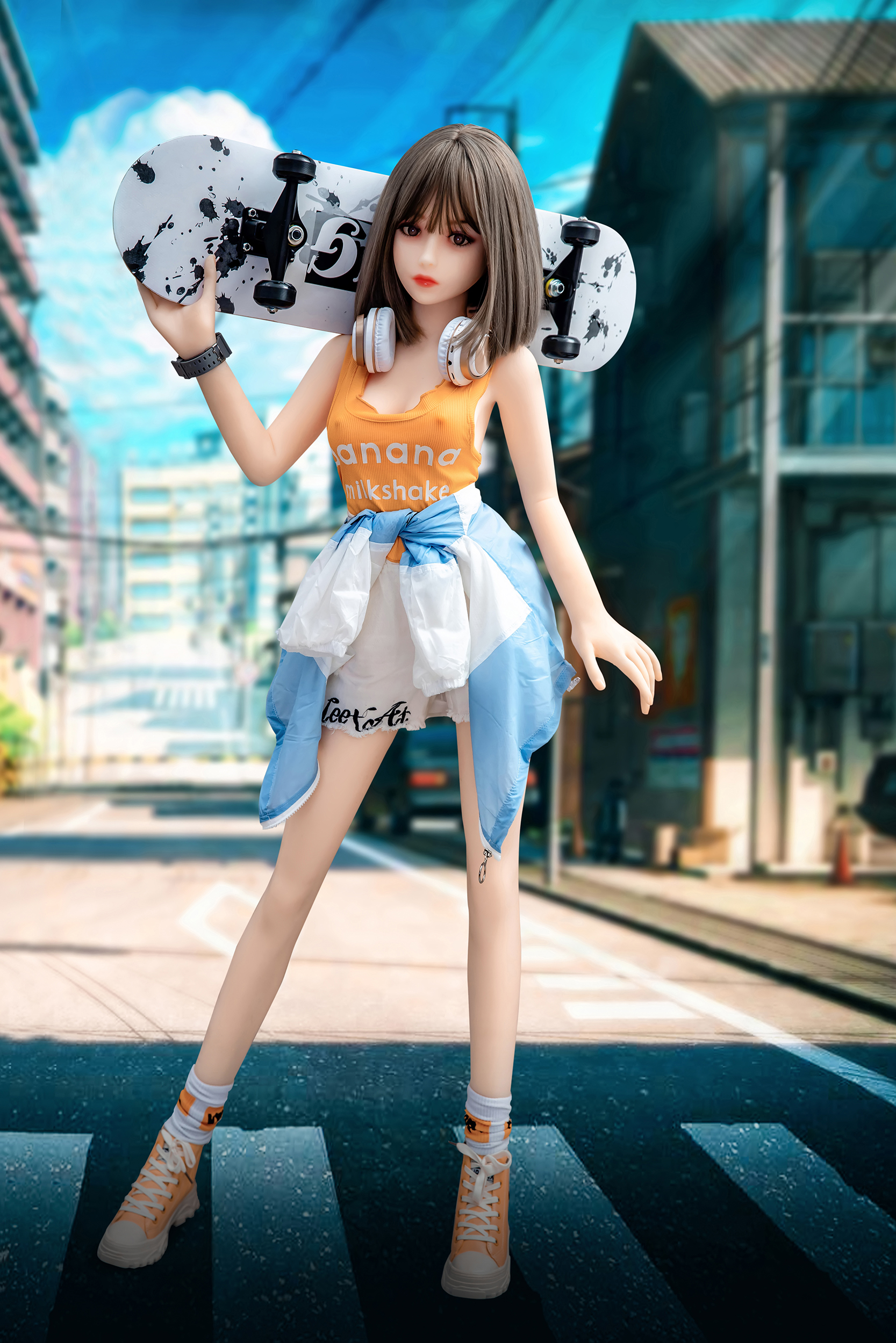 Eliza - 4Ft 8/143cm Lovely Sex Doll (In Stock US)-First Love Doll