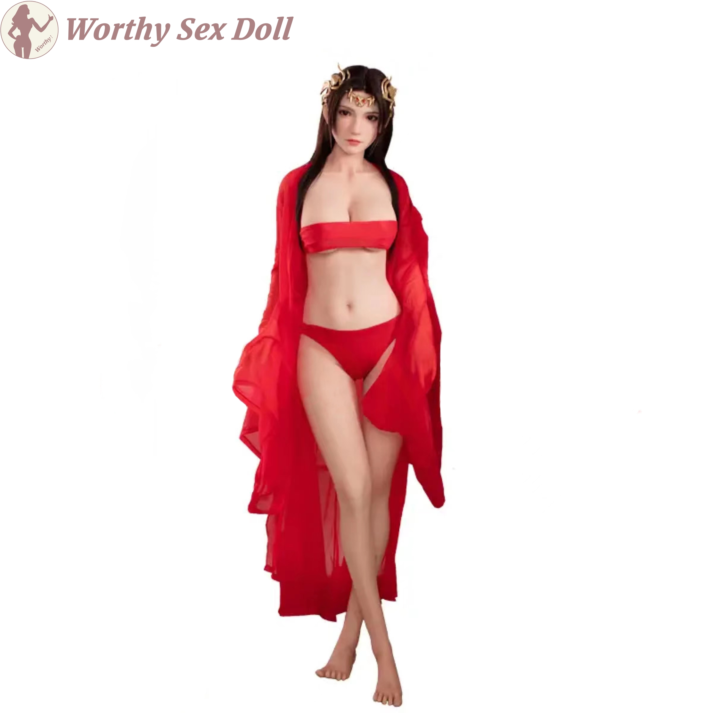 Tifa - 5Ft3 (160cm) D-cup Silicone Head Sex Doll (In Stock US)