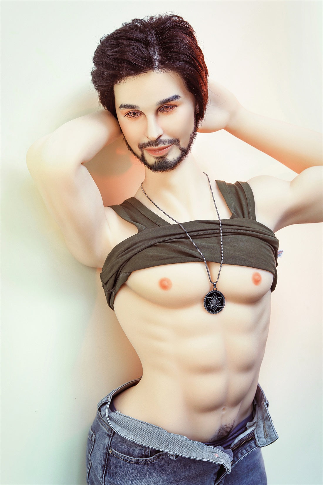Micheal - 5ft 4 (162cm) Enthusiastic Bearded Style Male Sex Doll For Women-First Love Doll
