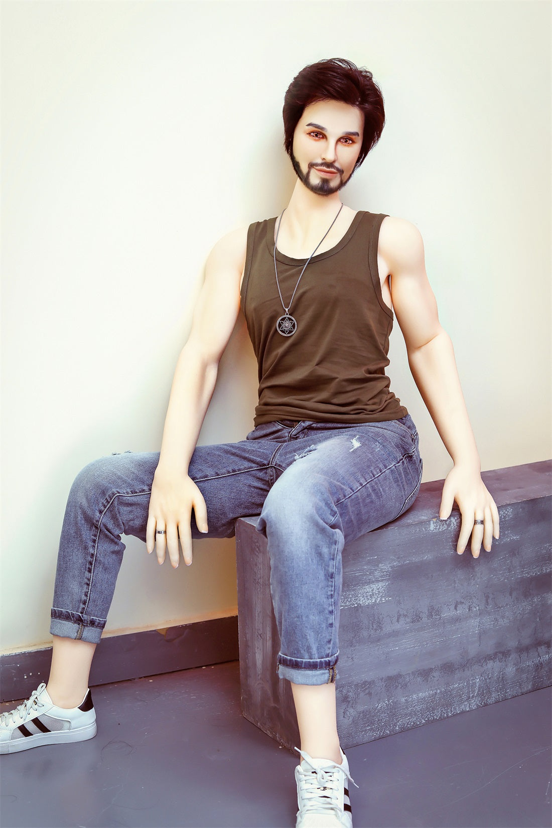 Micheal - 5ft 4 (162cm) Enthusiastic Bearded Style Male Sex Doll For Women-First Love Doll