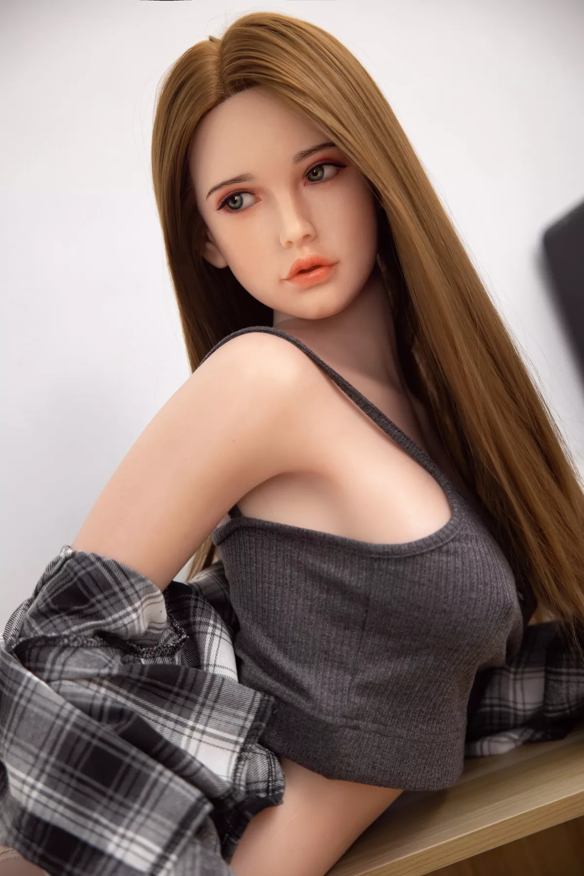 Clover - Big Boobs Sexy Realistic Silicone Sex Doll With Blonde Hair (5 Sizes)-First Love Doll