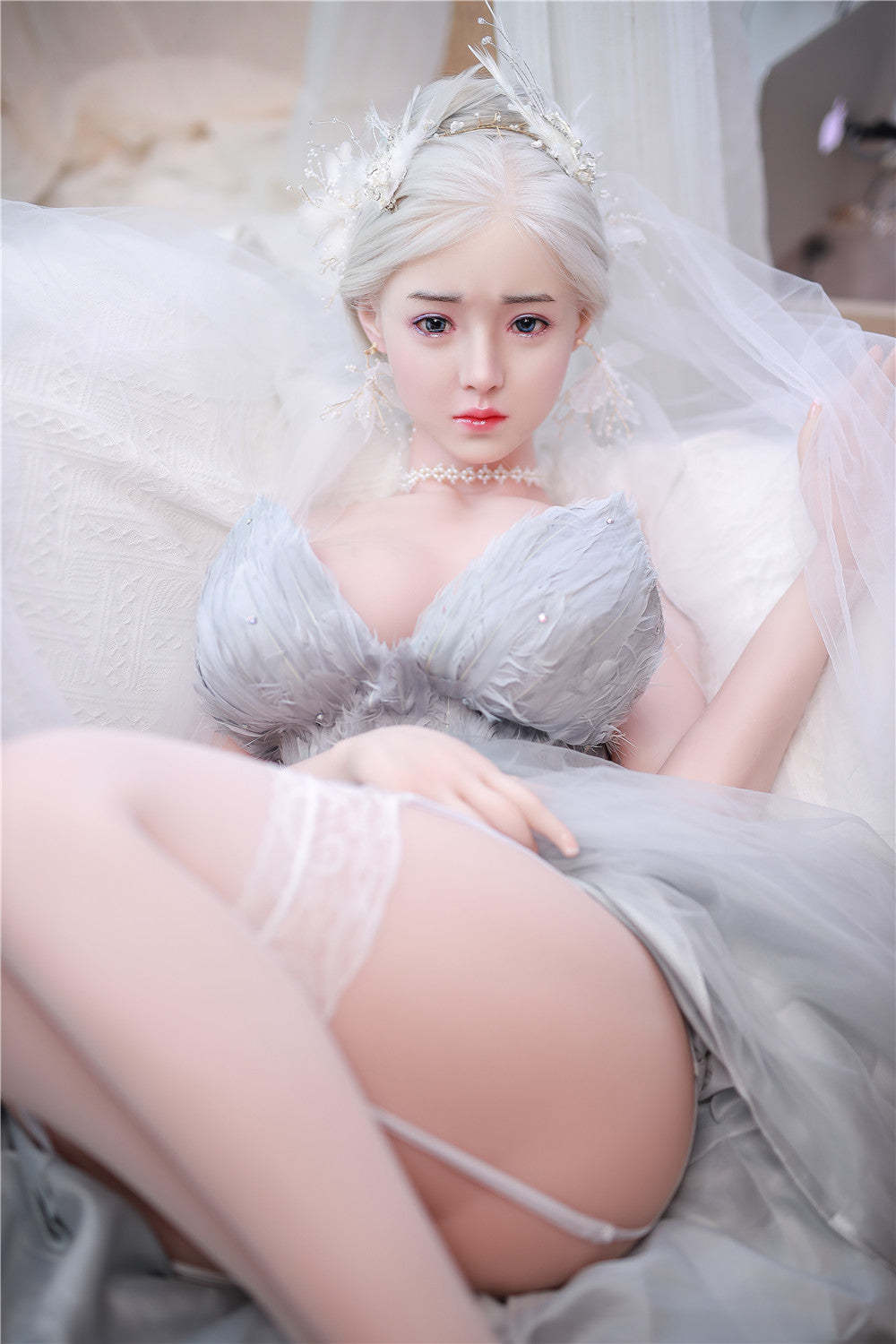 JY | JingYa-5ft 2/157cm Silicone Head Big Breasts Sex Doll