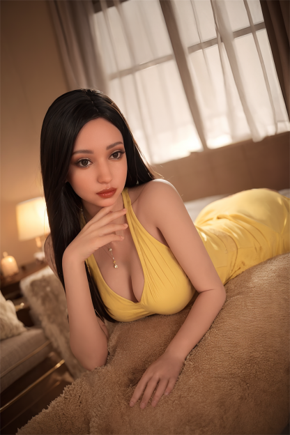 Alaina - 5ft 5/166cm Big Breasts Silicone Head Sex Doll 