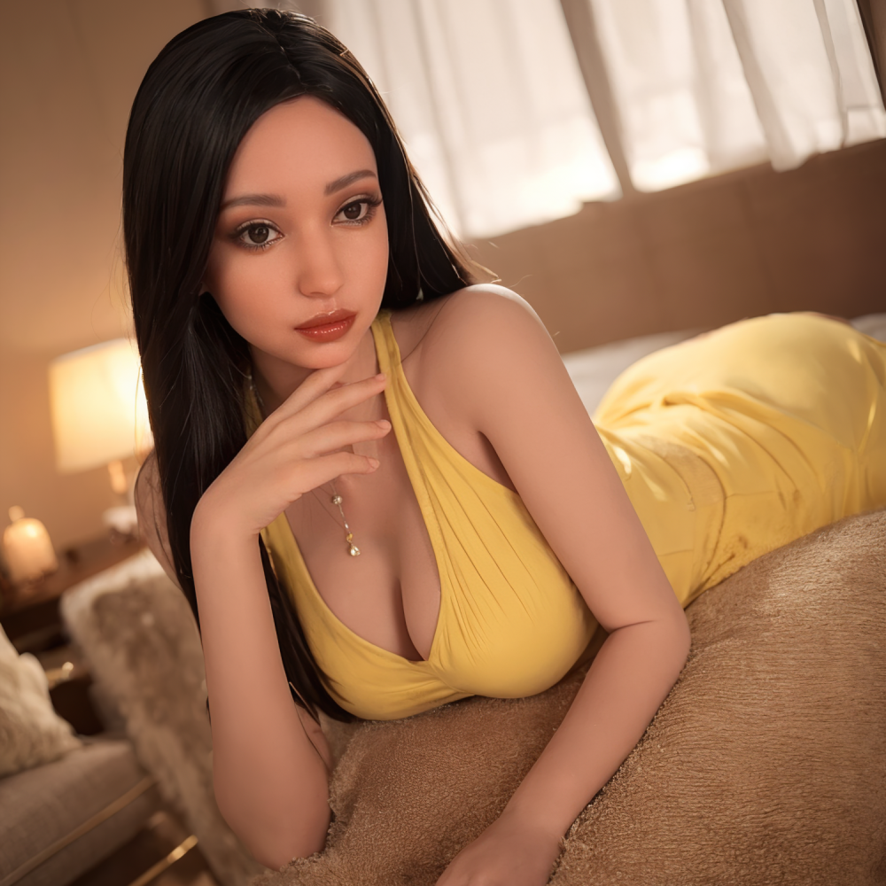 Alaina - 5ft 5/166cm Big Breasts Silicone Head Sex Doll 